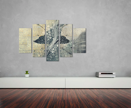 Enigma Abstract 549 Graphic Art Print Multi-Piece Image on Canvas