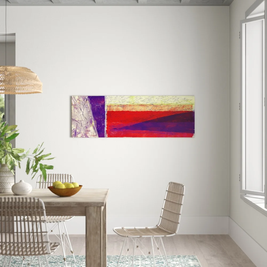 Enigma Panorama Abstract 574 Graphic Art Print on Canvas