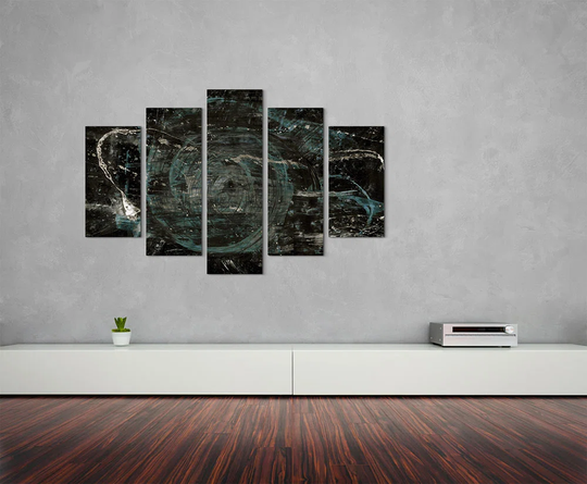 Enigma Abstract 540 Graphic Art Print Multi-Piece Image on Canvas