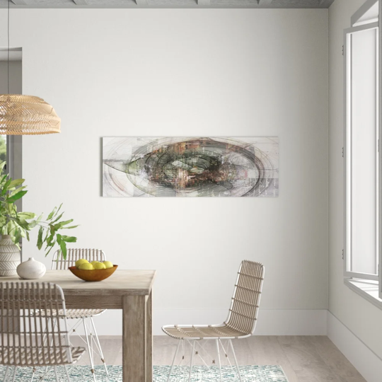 Enigma Panorama Abstract 1310 Graphic Art Print on Canvas