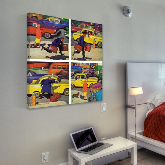Running out of Time - Wrapped Canvas Graphic Art Print