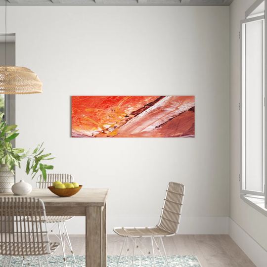 Enigma Panorama Abstract 664 Graphic Art Print on Canvas