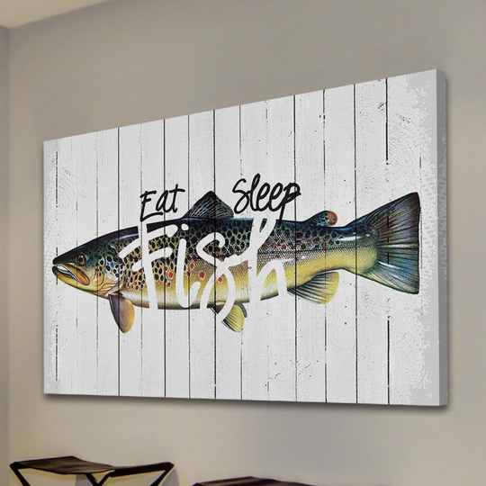 Wishin I Was Fishin by Saturday Evening Post - Wrapped Canvas Graphic Art Print