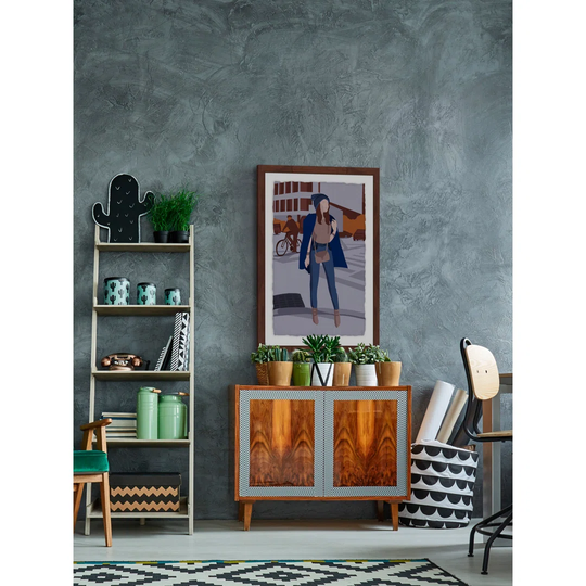 Meet Me at the Crossing - Picture Frame Graphic Art Print on Paper