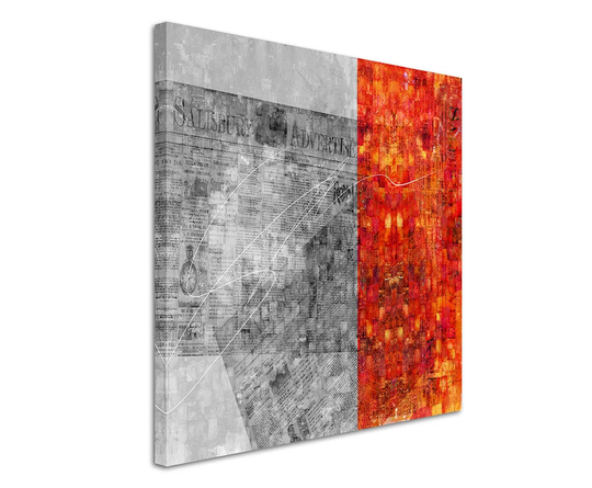 Enigma Abstract 686 Graphic Art Print on Canvas