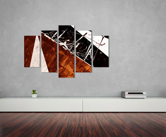 Enigma Abstract 697 Graphic Art Print Multi-Piece Image on Canvas
