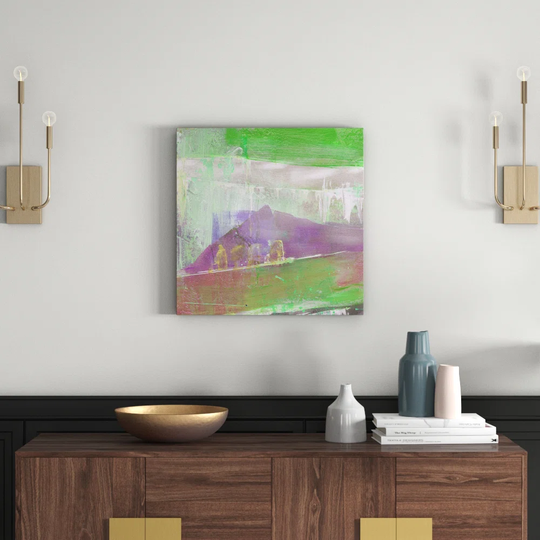 Enigma Abstract 898 Graphic Art Print on Canvas