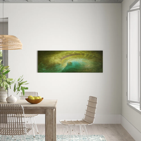 Enigma Panorama Abstract 1277 Graphic Art Print on Canvas