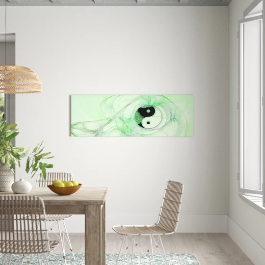 Enigma Panorama Abstract 335 Graphic Art Print on Canvas