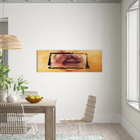 Enigma Panorama Abstract 156 Graphic Art Print on Canvas