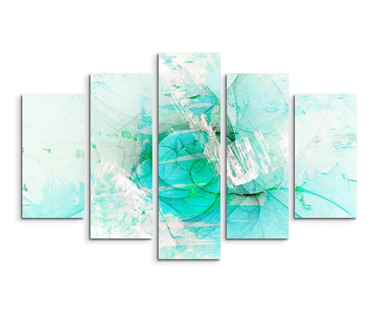 Enigma Sculpture Abstract 1375 Graphic Art Print Multi-Piece Image on Canvas