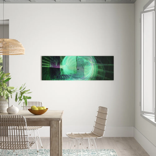 Enigma Panorama Abstract 1447 Graphic Art Print on Canvas