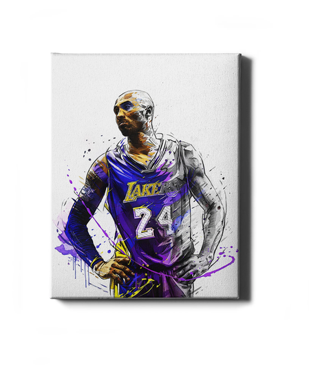 Kobe Bryant Poster, Wall Art, Sports Fan Art, Print, Kids Decor Digital Posters