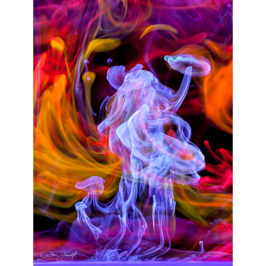 Aqua Shadow by Don Farrall - Wrapped Canvas Graphic Art Print
