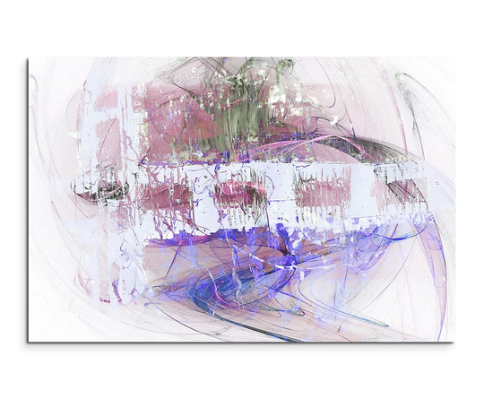Enigma Abstract 1399 Graphic Art Print on Canvas