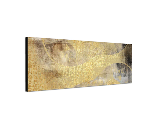 Panorama Abstrakt 413 Graphic Art Print on Canvas