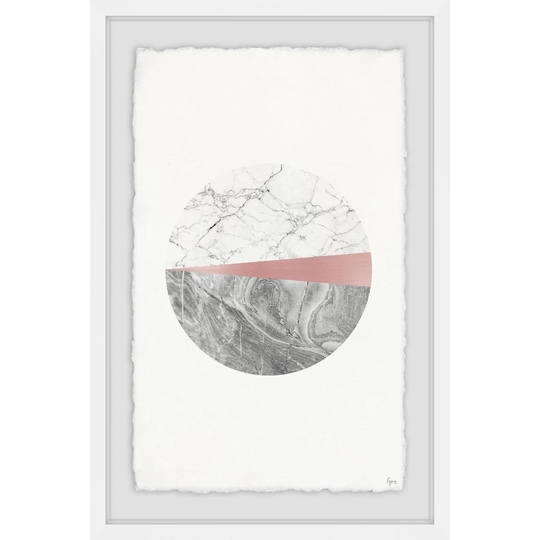 Pink Sliver by Eyre Tarney - Picture Frame Graphic Art Print on Paper