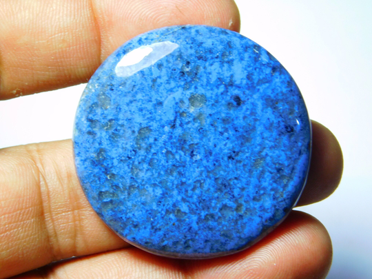 A Rare Quality Dumortierit Quartz Cabochons, Top Quality Loose Gemstone 109Cts. | 41x41mm