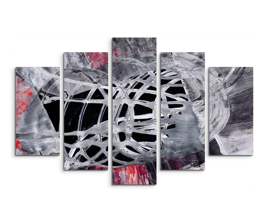 Enigma Abstract 609 Graphic Art Print Multi-Piece Image on Canvas