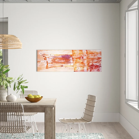 Enigma Panorama Abstract 657 Graphic Art Print on Canvas