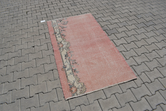 3x5 Oushak Rug, 2'92x5'39 Ft, 3x5 Small Rug, 3x6 Vintage Rug, Wool Rug 3x6, Antique Rug, Turkish 3x6 Rug, 3x5 Neutral Soft Rugs