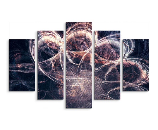 Enigma Sculpture Abstract 1196 Graphic Art Print Multi-Piece Image on Canvas