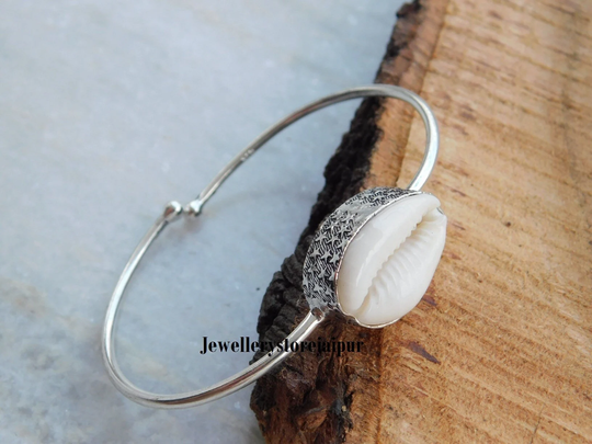 Adjustable Braceletmoney Cowrie Shell Braceletsilver Bracelethandmade Bangle Cuff Seashell Braceletcowrie Bangleseashell Jewelry