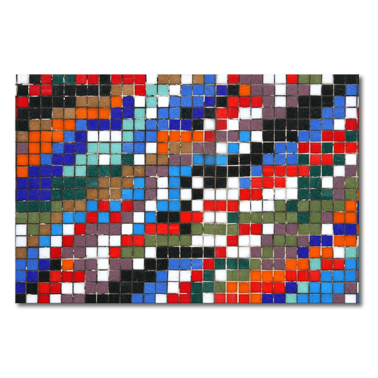 Mosaic Graphic Art on Canvas