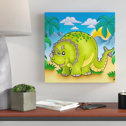 Dino Children's Picture Framed Graphic Art