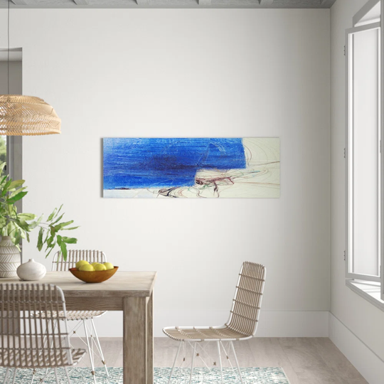 Enigma Panorama Abstract 1040 Graphic Art Print on Canvas