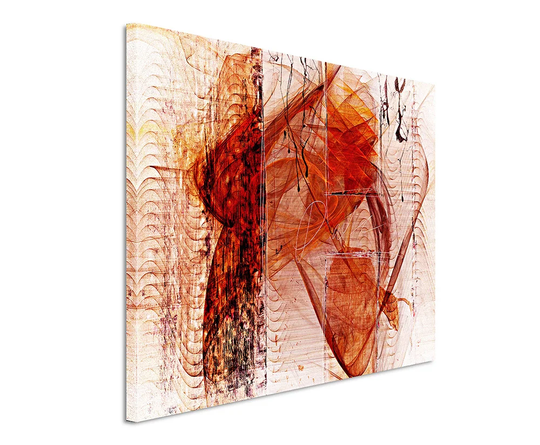 1415 Abstract Graphic Art Print on Canvas