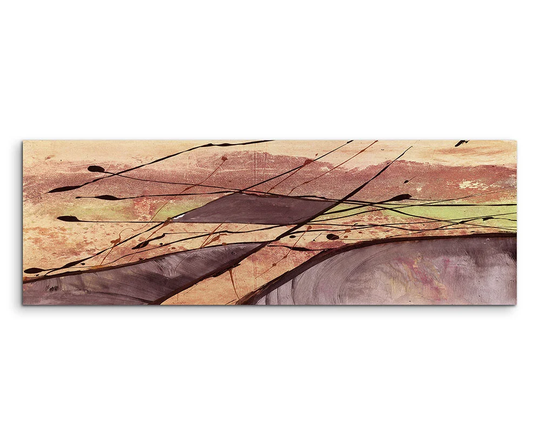 Enigma Panorama Abstract 718 Graphic Art Print on Canvas
