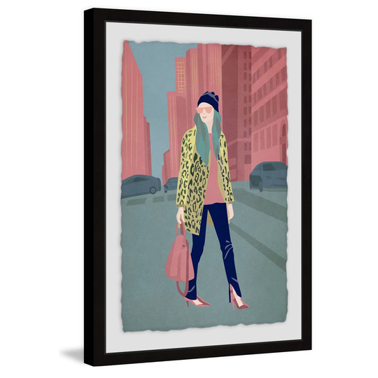 Too Cool for Fashion - Picture Frame Graphic Art Print on Paper