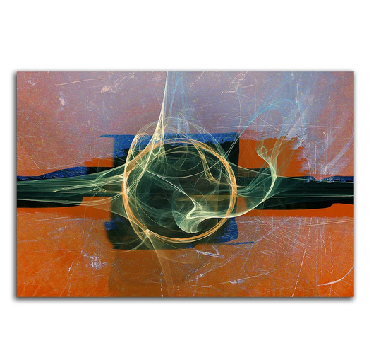 Enigma 030 Abstract Graphic Art Print on Canvas