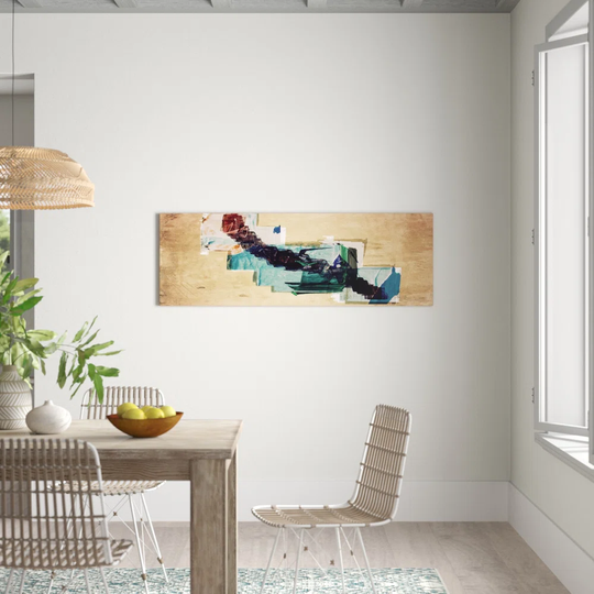 Enigma Panorama Abstract 183 Graphic Art Print on Canvas