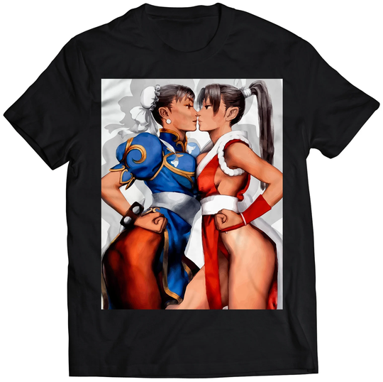 Suspect Chun Li & Mai Premium Unisex T-Shirt | Vectorized Design