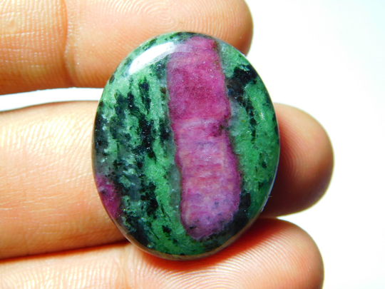 Natural Ruby Zoisite Cabcohons Top Quality Gemstone Handmade Loose Stone 50Cts.(28x23mm
