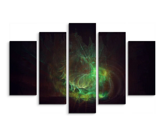 Enigma Sculpture Abstract 1216 Graphic Art Print Multi-Piece Image on Canvas