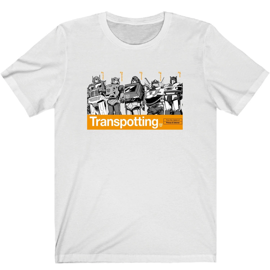 Transformers + Trainspotting = Transpotting - Unisex T-Shirt