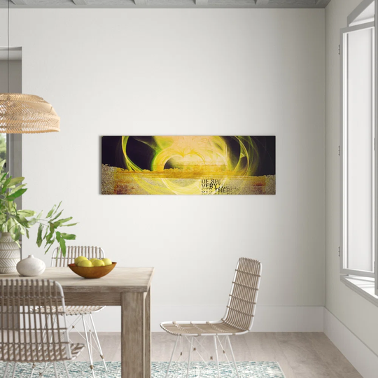 Enigma Panorama Abstract 134 Graphic Art Print on Canvas