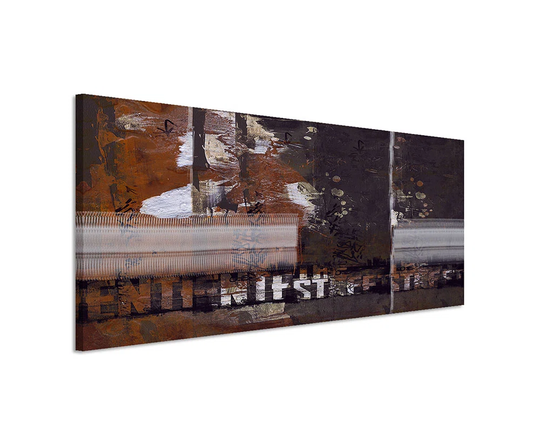 Enigma Panorama Abstract 880 Graphic Art Print on Canvas