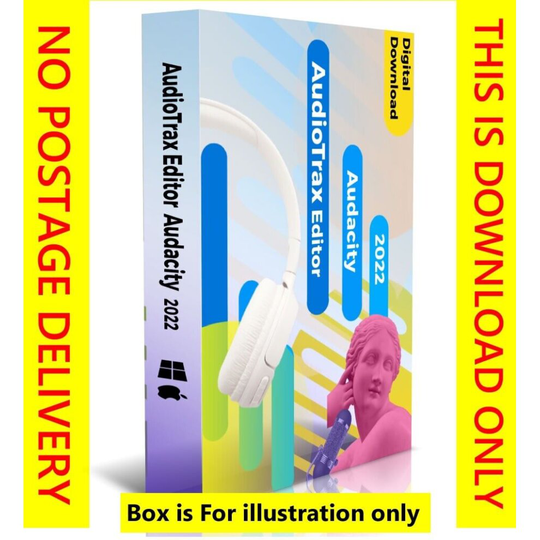 AudioTrax Audio Professional Editor Audacity 2022 Music Maker Studio