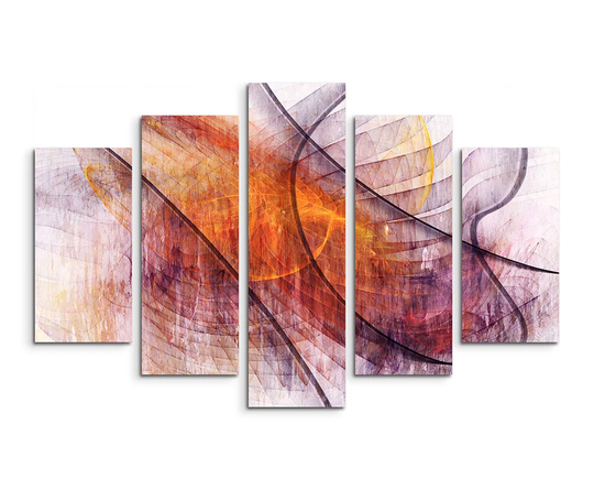 Enigma Abstract 1423 Graphic Art Print Multi-Piece Image on Canvas