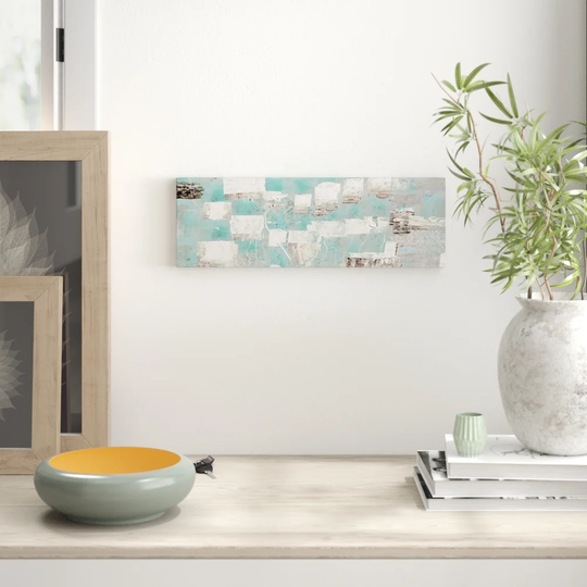 Panorama Abstract 626 Graphic Art Print on Canvas