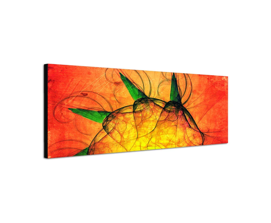Enigma Panorama Abstract 046 Graphic Art Print on Canvas