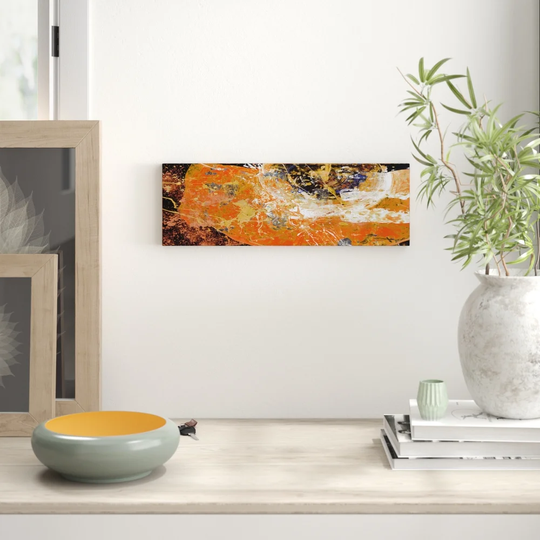 Enigma Panorama Abstract 632 Graphic Art Print on Canvas