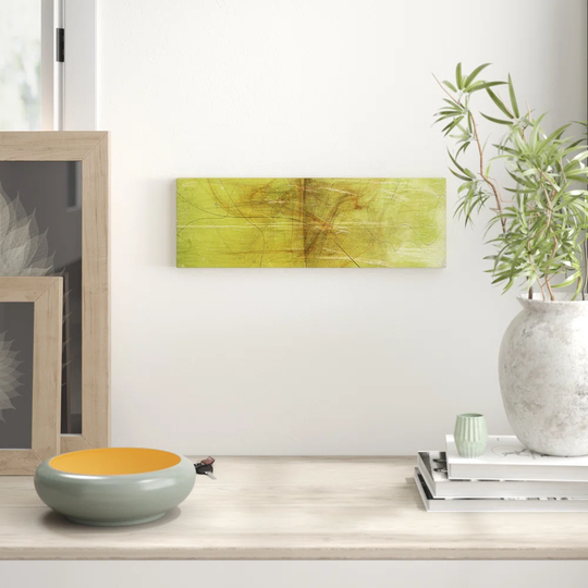 Abstract 090 - Wrapped Canvas Panoramic Graphic Art Print on Canvas