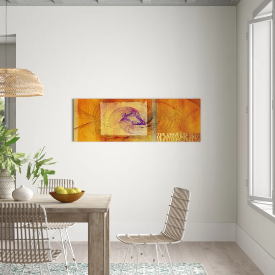 Enigma Panorama Abstract 152 Graphic Art Print on Canvas