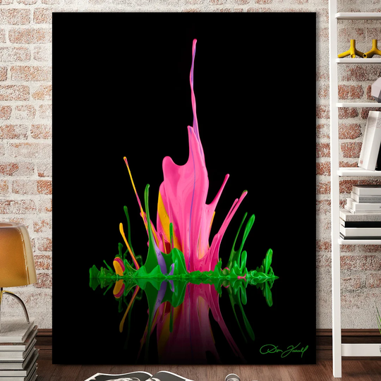 Water Lilly Pink by Don Farrall - Wrapped Canvas Graphic Art Print