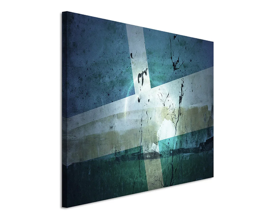Enigma Abstract 1477 Graphic Art Print on Canvas